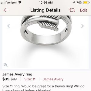 James Avery ring